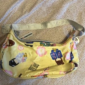 Small Harajuku over shoulder Bag. (Yellow)